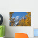 Maroon Bells and Golden Aspens Wall Mural