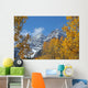 Maroon Bells and Golden Aspens Wall Mural