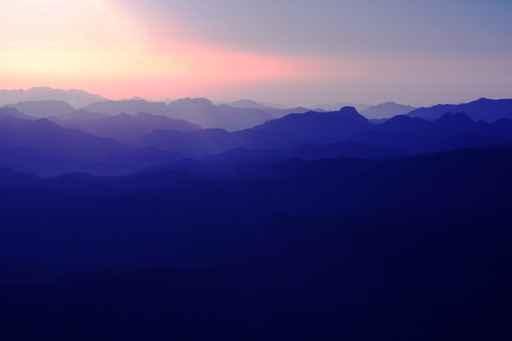 Sunrise Mountains Wall Decal Design 2
