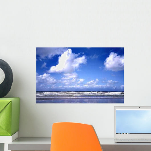 Clouds Sea Wall Decal