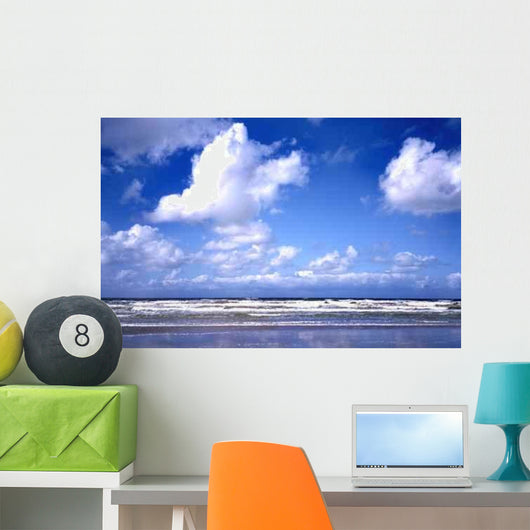 Clouds Sea Wall Decal