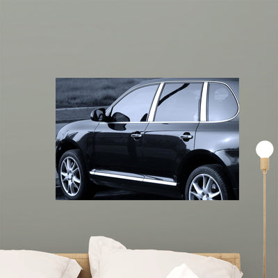 Porsche Cayenne Luxury German shown on a wall