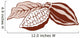 Cacao beans Wall Mural