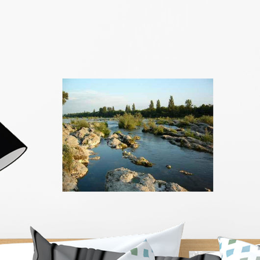 Rochers Sur La Riviere Wall Decal Design 2