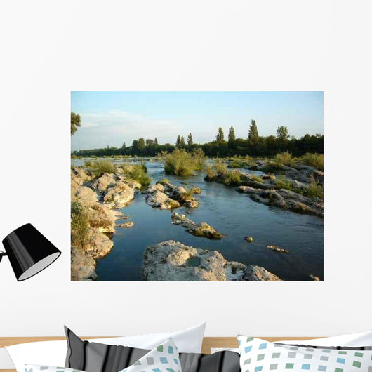 Rochers Sur La Riviere Wall Decal Design 2