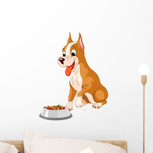 Hungry Dog Wall Decal
