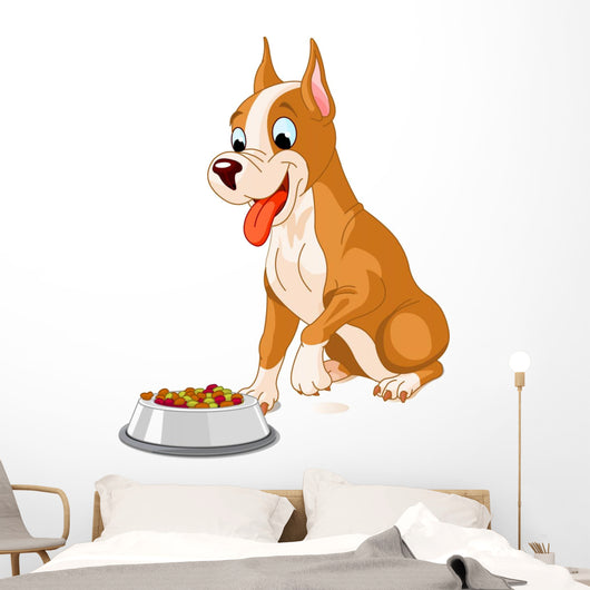 Hungry Dog Wall Decal