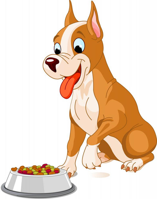 Hungry Dog Wall Decal