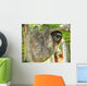 Three Toed Sloth Male Juvenile in Tree Wall Mural