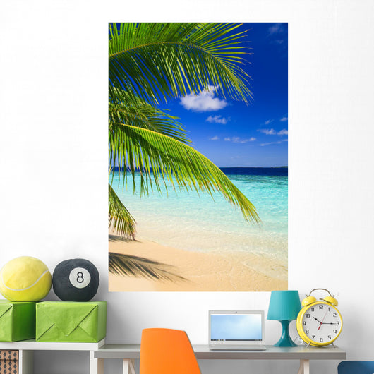 Tropical Paradise at Maldives Wall Mural