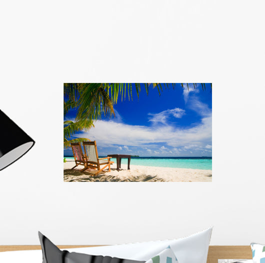 Relaxing Tropical Paradise Wall Mural