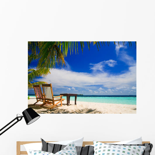 Relaxing Tropical Paradise Wall Mural