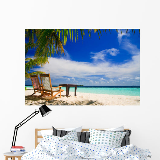 Relaxing Tropical Paradise Wall Mural