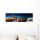 Blue Nashville Skyline Dusk Wall Decal