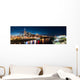 Blue Nashville Skyline Dusk Wall Decal
