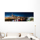 Blue Nashville Skyline Dusk Wall Decal