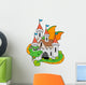 old dragon castle Wall Decal