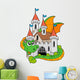 old dragon castle Wall Decal