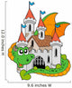old dragon castle Wall Decal