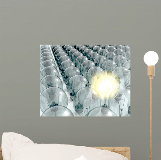 One Glowing Lightbulb