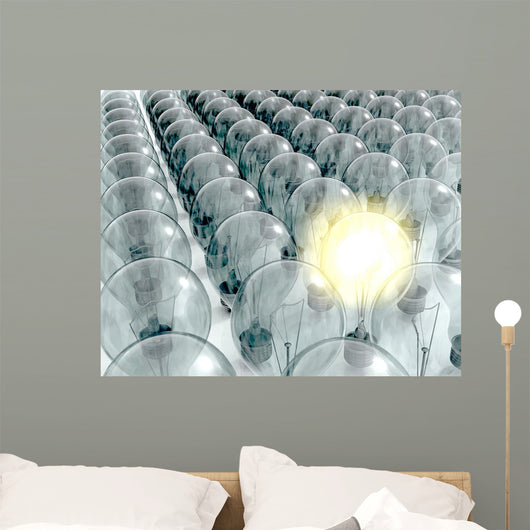 One Glowing Lightbulb