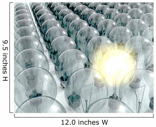 One Glowing Lightbulb