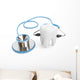 Stethoscope with Tooth Wall Decal