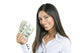 Beautiful Success Businesswoman Holding