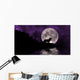Wolf Moon Wall Mural