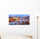 Classic Prague Twilight Panorama Wall Decal