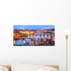 Classic Prague Twilight Panorama Wall Decal