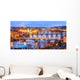 Classic Prague Twilight Panorama Wall Decal