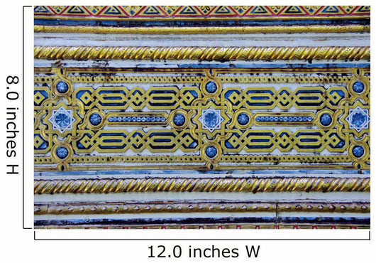 Moorish Gold Arabesque Wall Mural