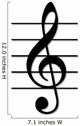 Clef Wall Decal