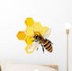 Bee vector Wall Decal
