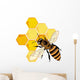 Bee vector Wall Decal