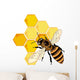 Bee vector Wall Decal
