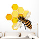 Bee vector Wall Decal