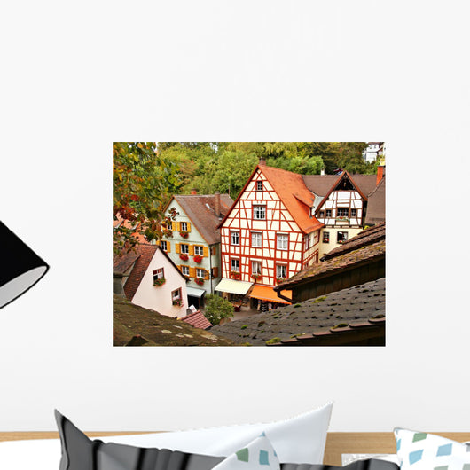 Tiled Rooftops Wall Mural