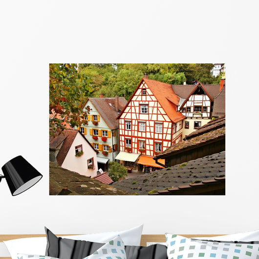 Tiled Rooftops Wall Mural