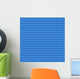 blue blinds Wall Mural