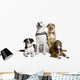 Group of Bastard Dogs Sitting Wall Decal