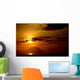 Sunset Mount Agung Wall Decal