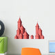 Circus Tent Design Element Wall Decal Sticker Set