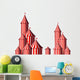 Circus Tent Design Element Wall Decal Sticker Set