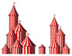 Circus Tent Design Element Wall Decal Sticker Set