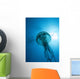 &quot;Nocticula Pelagia&quot; Jellyfish Wall Mural