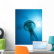 &quot;Nocticula Pelagia&quot; Jellyfish Wall Mural