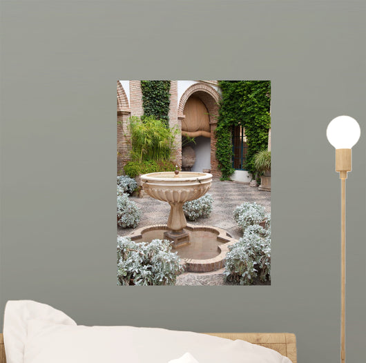 Fountain and Plants Patio