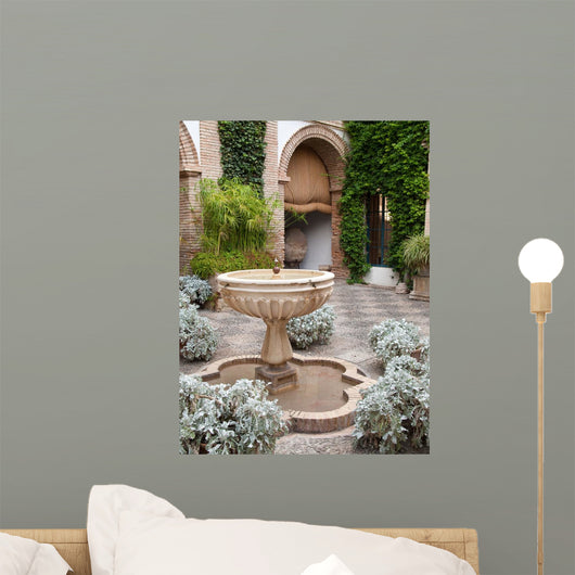 Fountain and Plants Patio